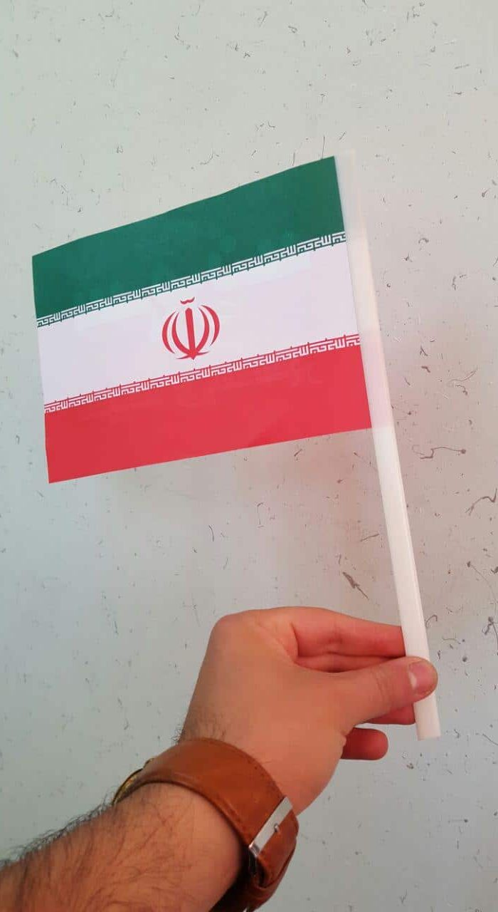 کاردستی پرچم ایران 11