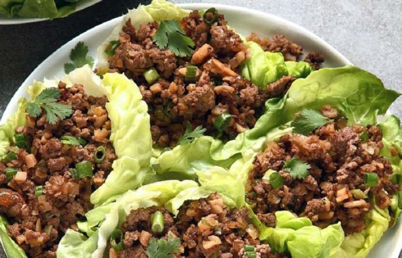 غذای رژیمی با گوشت چرخ کرده