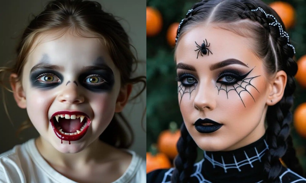 ایده میکاپ هالووین برای جشن هالووین امسال