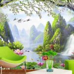 مدل کاغذ دیواری سه بعدی