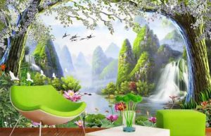 مدل کاغذ دیواری سه بعدی