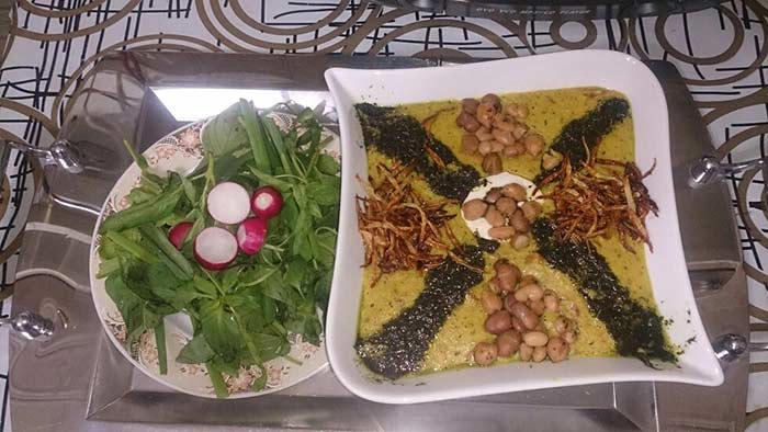 طرز تهیه آش بادمجان ملایر