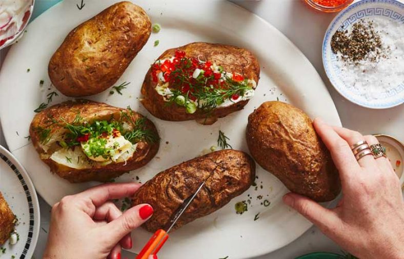 طرز تهیه غذا با سیب زمینی
