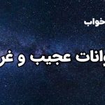 تعبیر خواب حیوانات عجیب و غریب