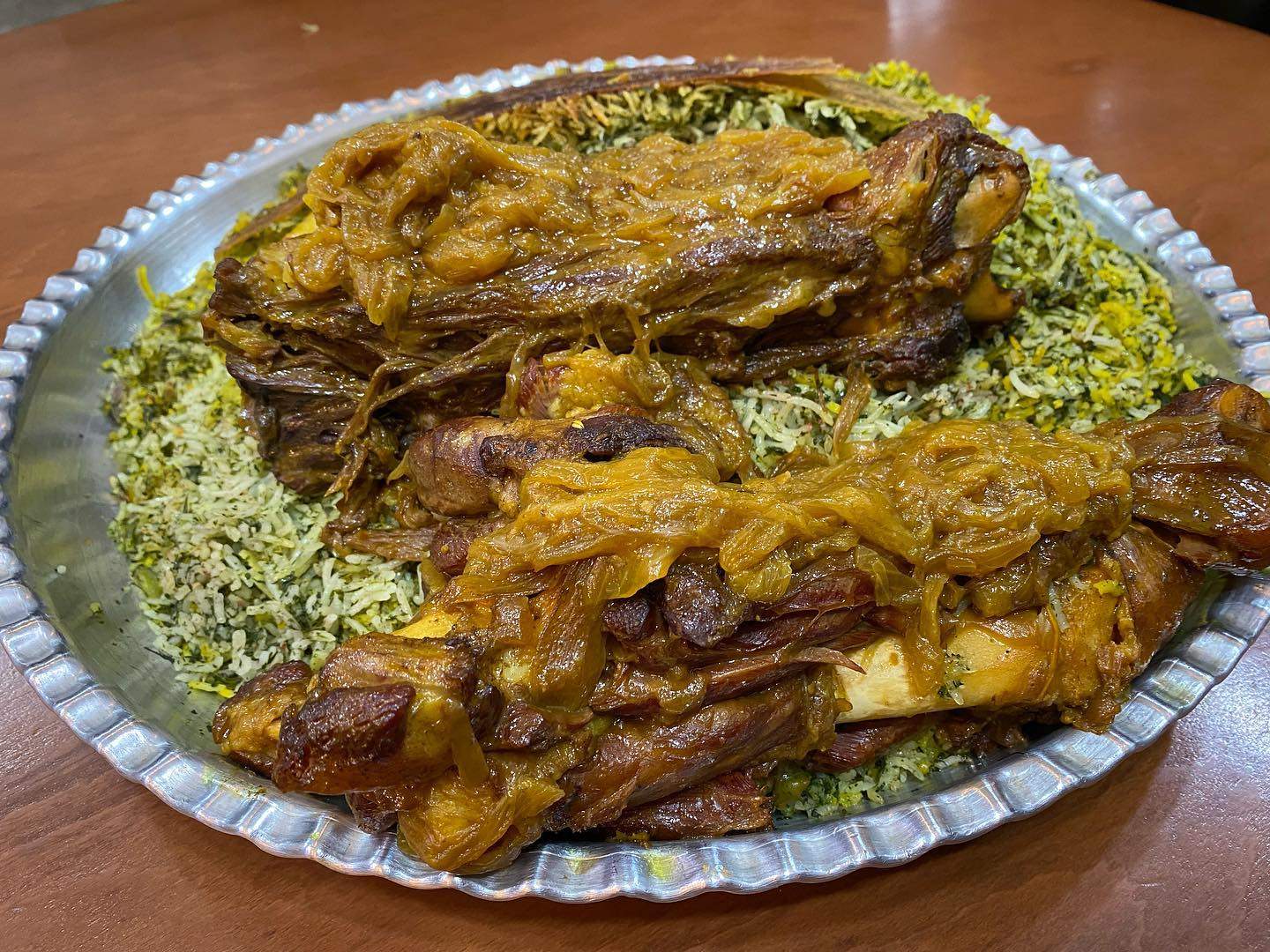 باقالی پلو با گوشت