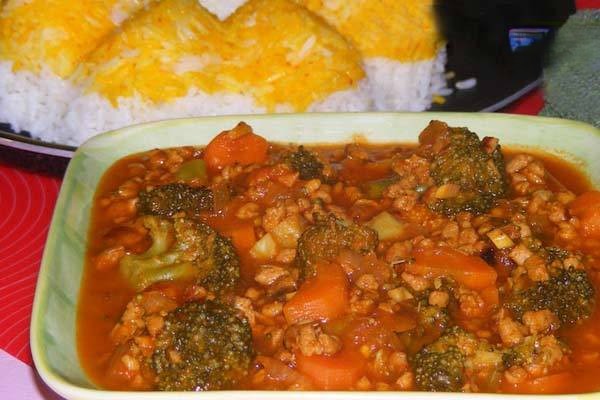خورشت کلم بروکلی