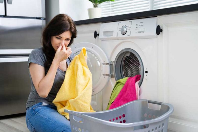 رفع بوی بد ماشین لباسشویی