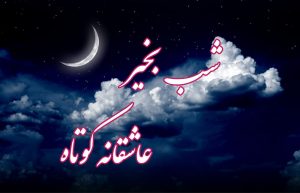 شب بخیر عاشقانه کوتاه