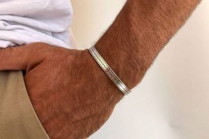دستبند مردانه طلا
