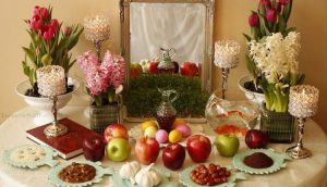 سفره هفت سین عروس
