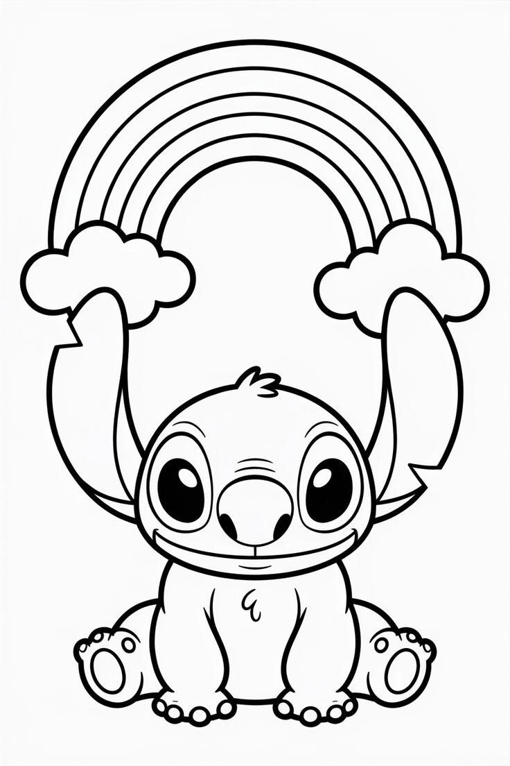 نقاشی کودکانه سیاه سفید