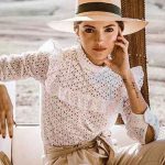 بلوز زنانه مجلسی گیپور
