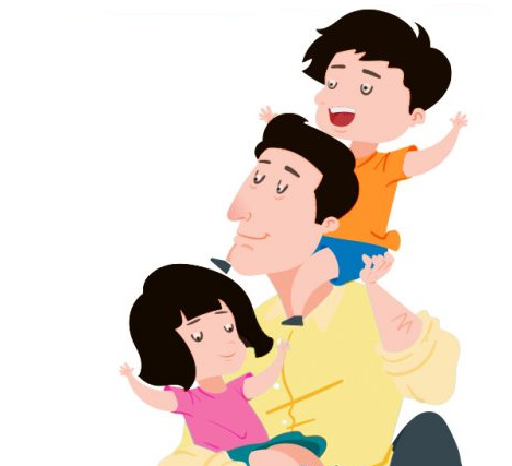 نقاشی پدر و خانواده
