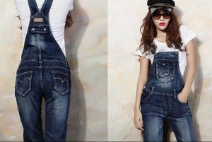 شلوار پیش بندی دخترانه