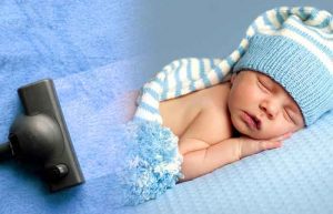 صدای جاروبرقی برای نوزاد