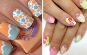 طرح ناخن بهاری