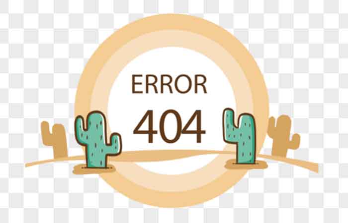 خطای 404 not found