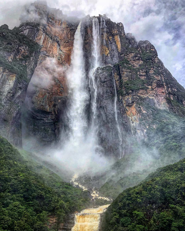 عکس طبیعت از آبشار آنجل