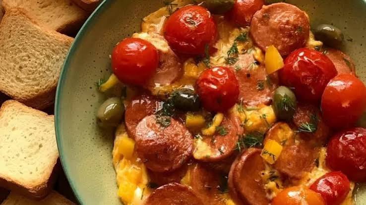 انواع غذا خوشمزه با سوسیس - غذا با سوسیس یا کالباس