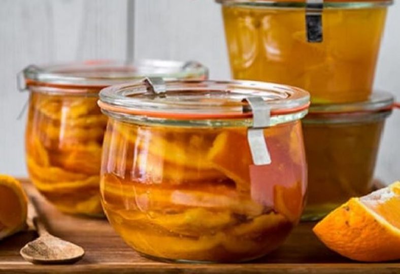 تهیه ترشی پوست پرتقال به روشی آسان