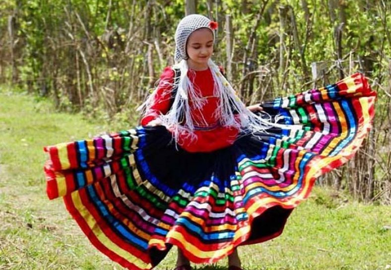 لباس محلی مازندرانی بچه گانه