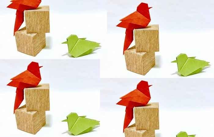 ساخت اوریگامی پرنده