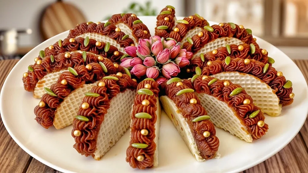 تزیین حلوا با ماسوره | ۳۰ ایده ساده و مجلسی با هرآنچه در خانه دارید