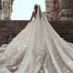 لباس عروس گل برجسته