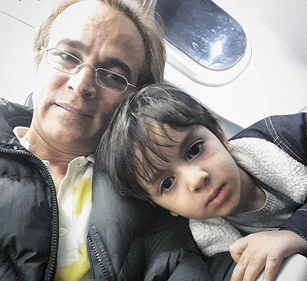 قربان نجفی و پسرش