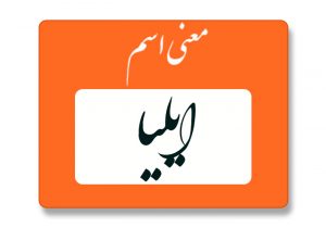 معنی اسم ایلیا