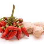 ترکیب زنجبیل و فلفل قرمز