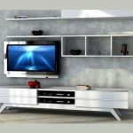 میز تلویزیون سفید