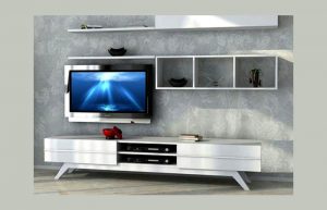میز تلویزیون سفید