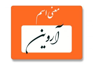 معنی اسم آروین