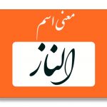 معنی اسم الناز
