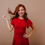 آرایش رژ قرمز