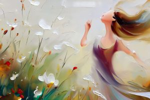 معنی شعر رقص باد خنده گل