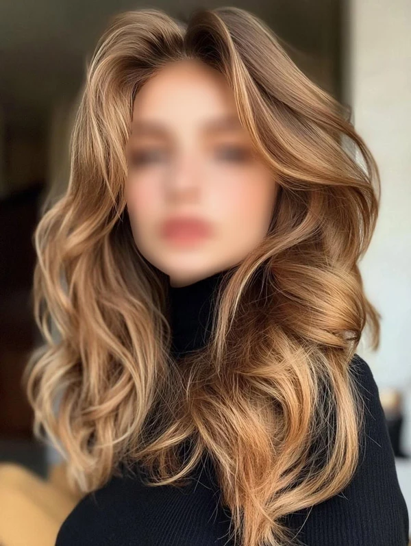 رنگ موی طلایی تیره