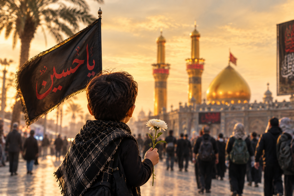 شعر امام حسین برای زوار کربلا 