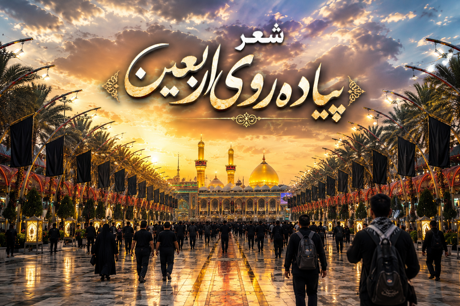 زیباترین شعر اربعین حسینی کوتاه - شعر امام حسین برای زوار اربعین