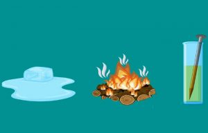 تفاوت تغییر شیمیایی و فیزیکی