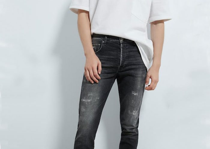 شلوار جین فاق بلند مردانه
