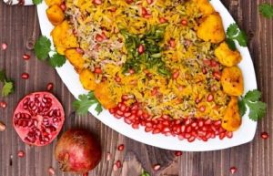 طرز تهیه انار پلو