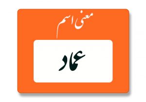 معنی اسم عماد