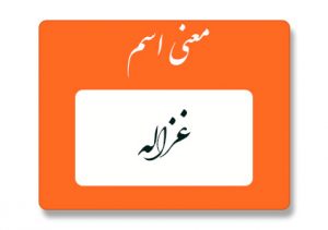 معنی اسم غزاله
