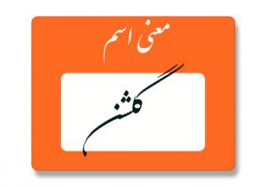 معنی اسم گلشن