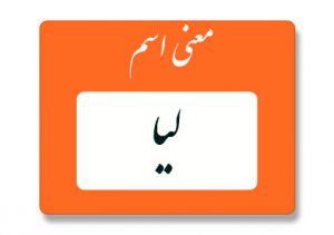 معنی اسم لیا
