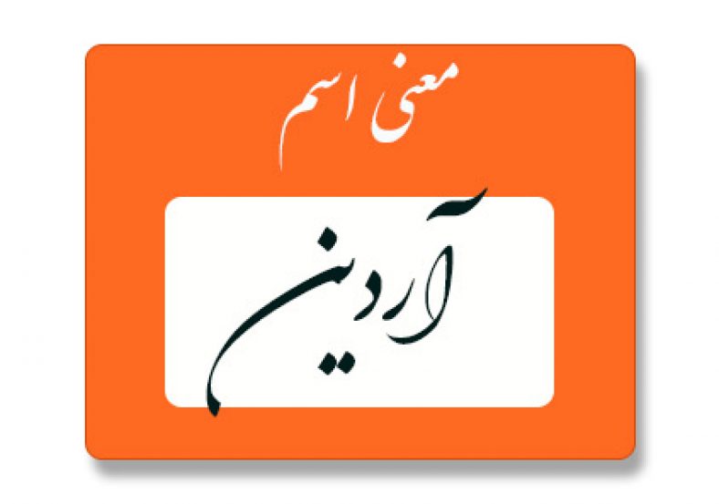 معنی اسم آردين