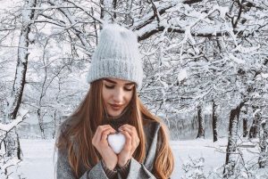 عکس برفی دخترانه