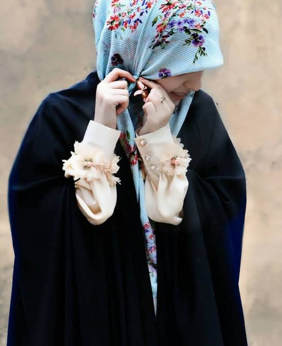 پروفایل دخترونه با حجاب با چادر
